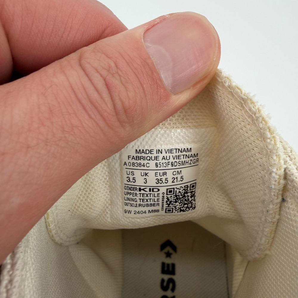 Converse Chuck Taylor All Star Move Platform High Top Cream Gold Kids‎ 3.5 - Picture 11 of 12
